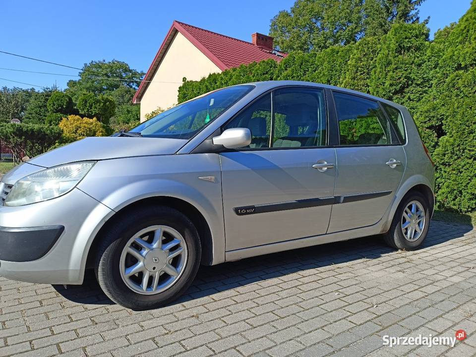 Renault Megane Scenic LPGnowe sprzęgłodługie welurowa tapicerka Ciechanów