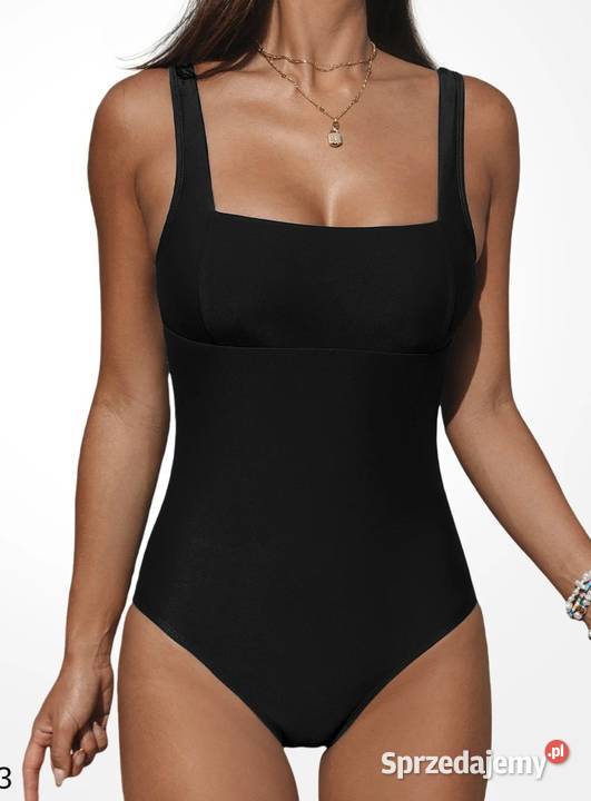 nowy czarny strój cupshe roamiar M brak paragonu Stroje kąpielowe Sandomierz sprzedam