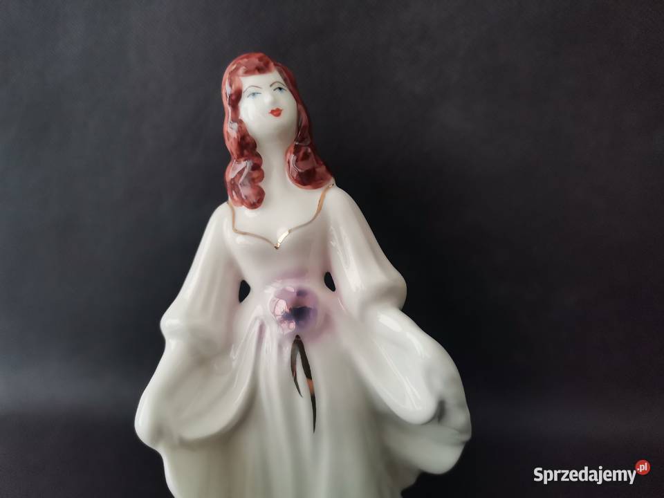 Stara figurka porcelanowa Dama porcelana Jan śląskie