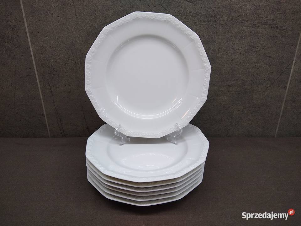 Talerz płytki Rosenthal Biała Maria Classic Kalisz