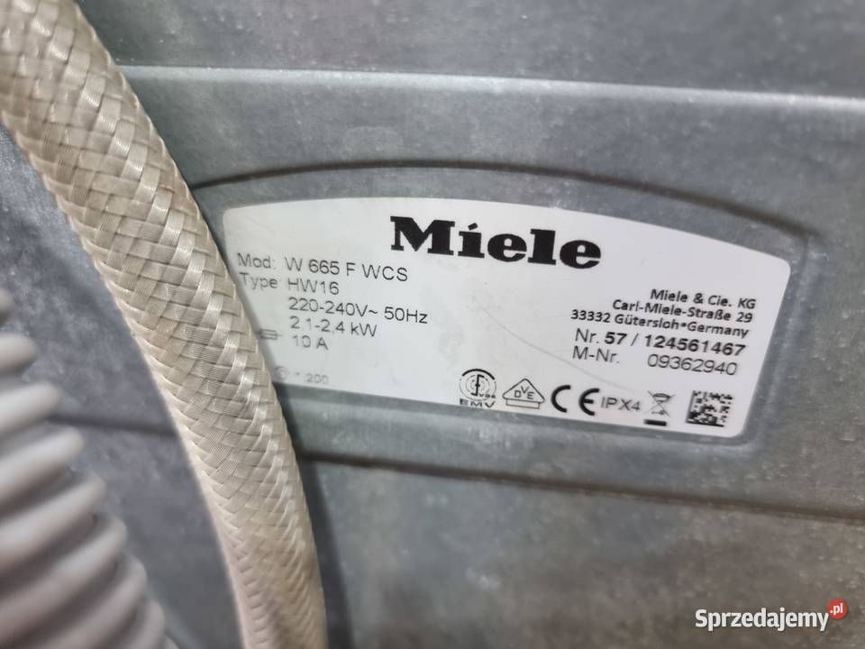 Pralka góry Miele W 665 F WCS Softtronic 1200 Pralki i suszarki Wrocław