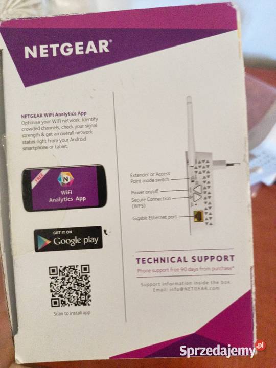 wzmacniacz sygnału NETGEAR AC750 WiFi Range Wzmacniacze zachodniopomorskie Dębno