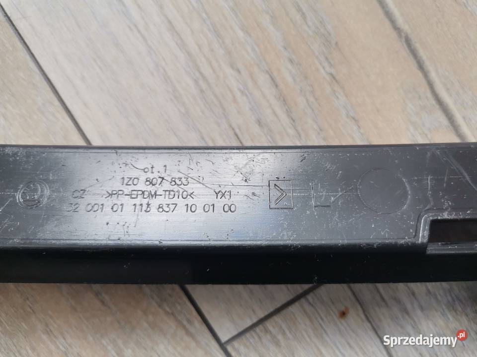 SKODA OCTAVIA II RS LEWA LISTWA ZDERZAKA PRZÓD wielkopolskie