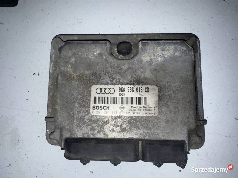 STEROWNIK SILNIKA 06A906018C Audi A3 I 8L 18 B Układ elektryczny, zapłon Ostrów Wielkopolski