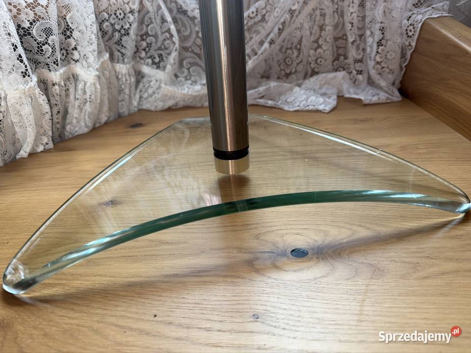 Designerski szklany stolik nowy 900