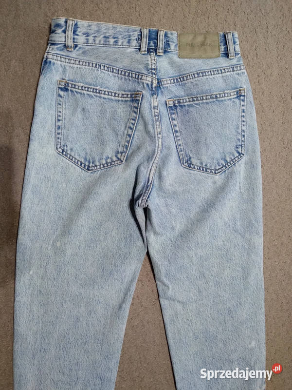 Spodnie damskiejeans PullBearrozmiar 34 niebieski Kielce sprzedam