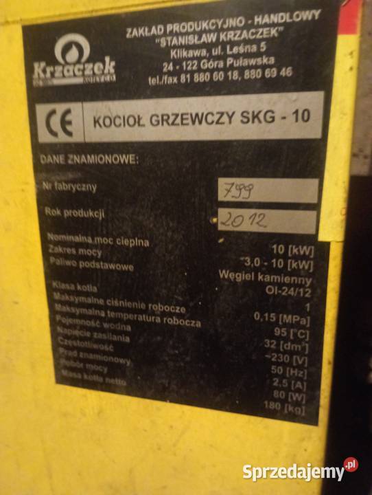 Kocioł centralnego ogrzewania Tarnogóra