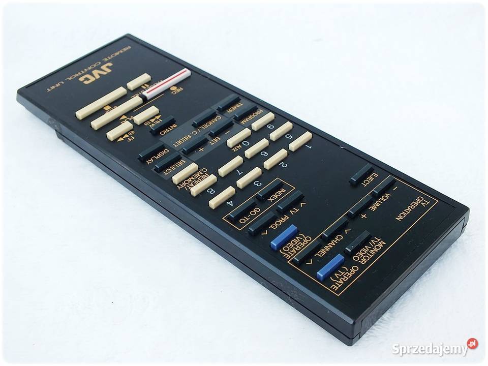 Pilot JVC PQ10544 do starszych TV i magnetowidów