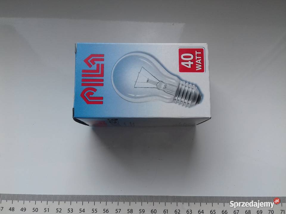 Żarówka wolframowa E27 40W 415lm Pila w pudełku kujawsko-pomorskie