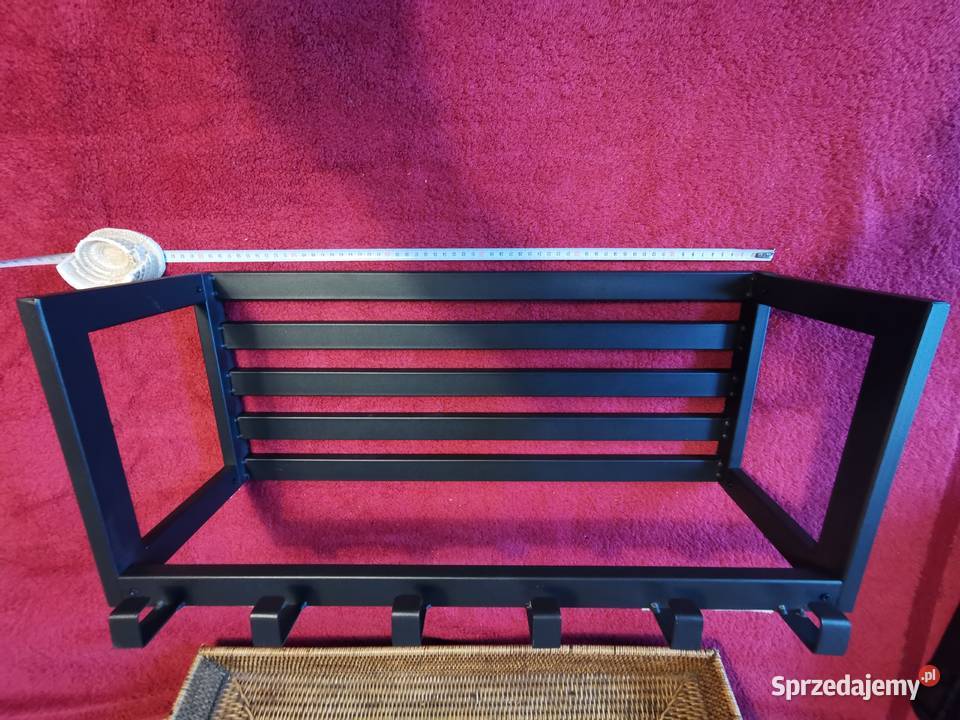 Wieszak stylowy ścienny czarny Szer 60 i wys na łódzkie sprzedam