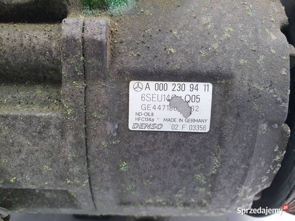 SPRĘŻARKA KLIMATYZACJI MERCEDES A KLASA W168 Pozostałe Lipno sprzedam