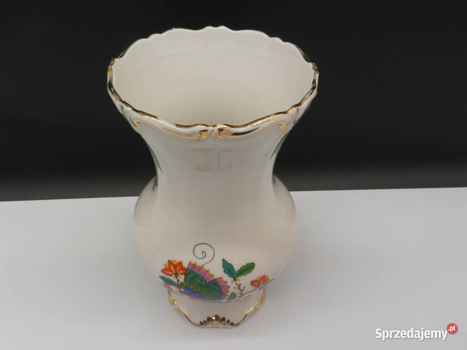 Wazon Porcelanowy Weimar Motyw Motyla