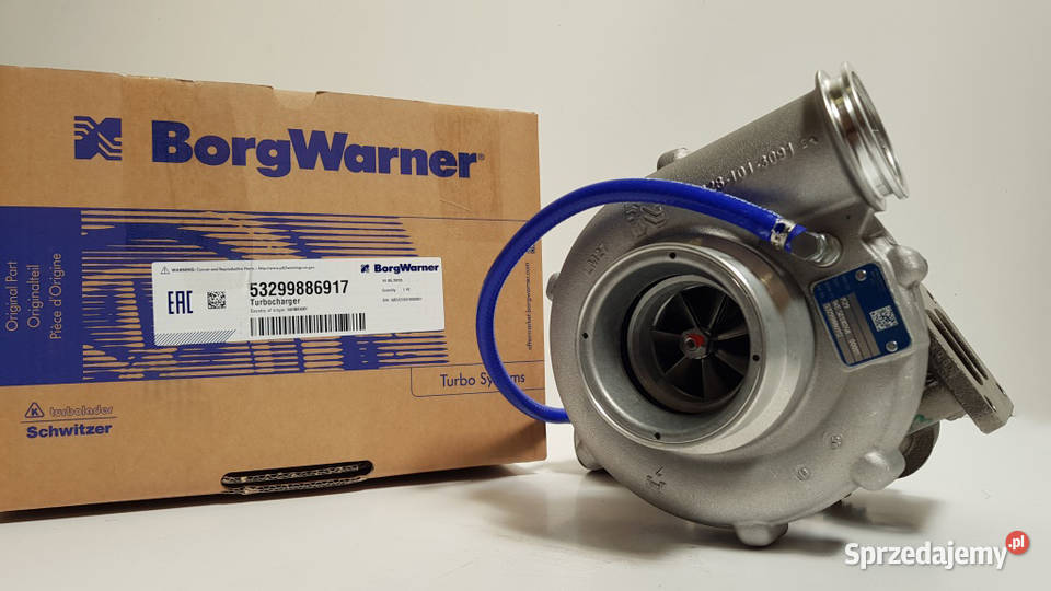 Turbosprężarka BorgWarner KKK 53299886917 ciężarowe sprzedam