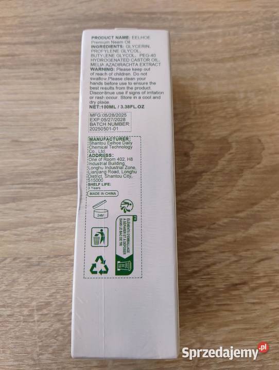 Olejek Neem 100 ml Akcesoria do włosów