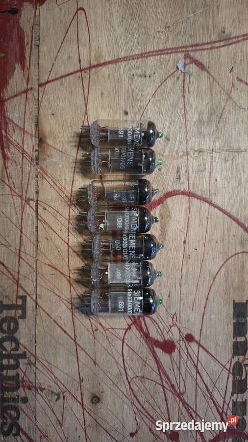 Zestaw 7 Siemens STe1300 0105 lampy elektronowe