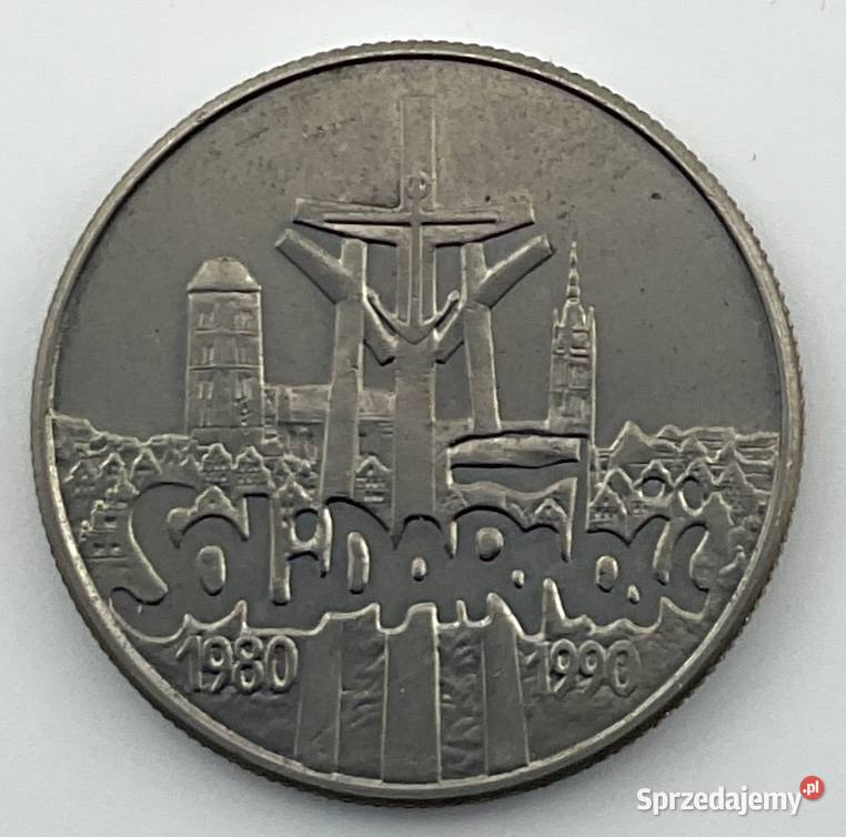 Zestaw 5 monet PRL miedzionikiel Solidarność 3 małopolskie Kraków
