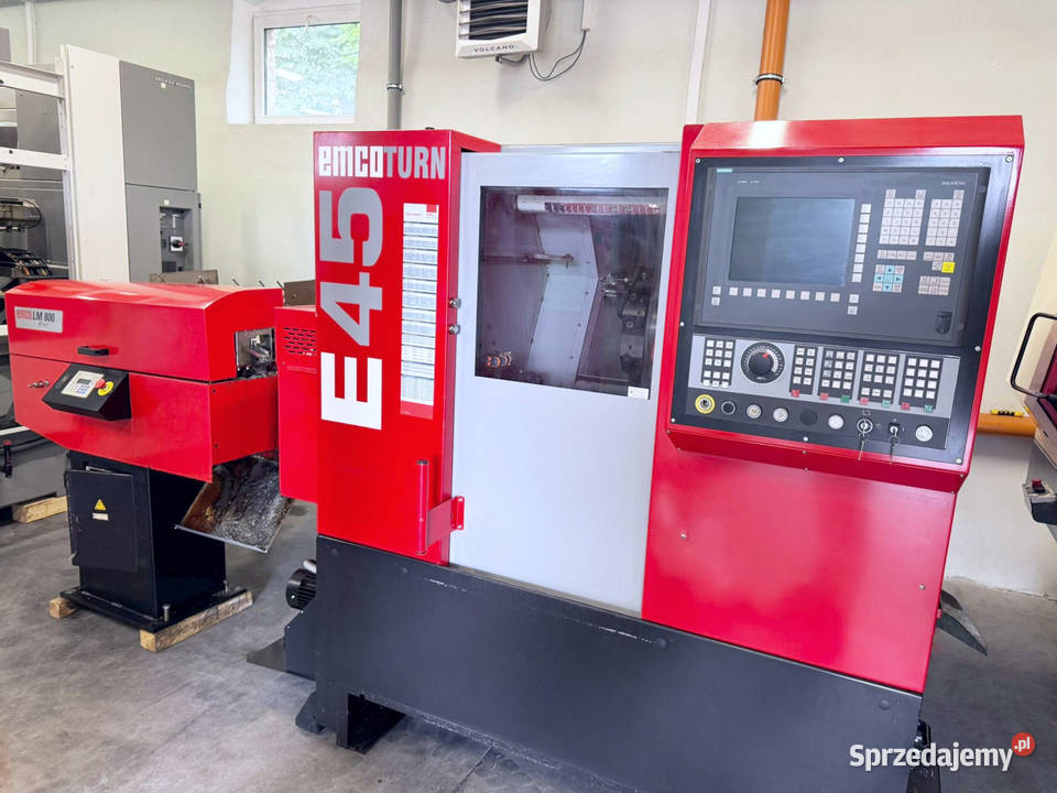 Tokarka CNC EMCO EMCOTURN E45 podajnik z Niemiec Zabór