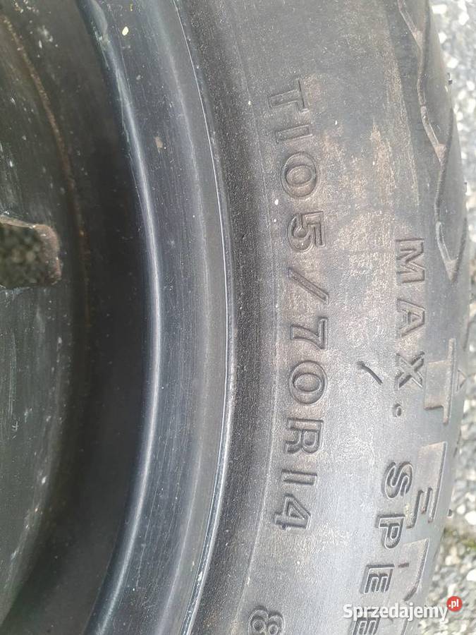 sprzedam dojazdówkę VW rozmiar 14 mazowieckie