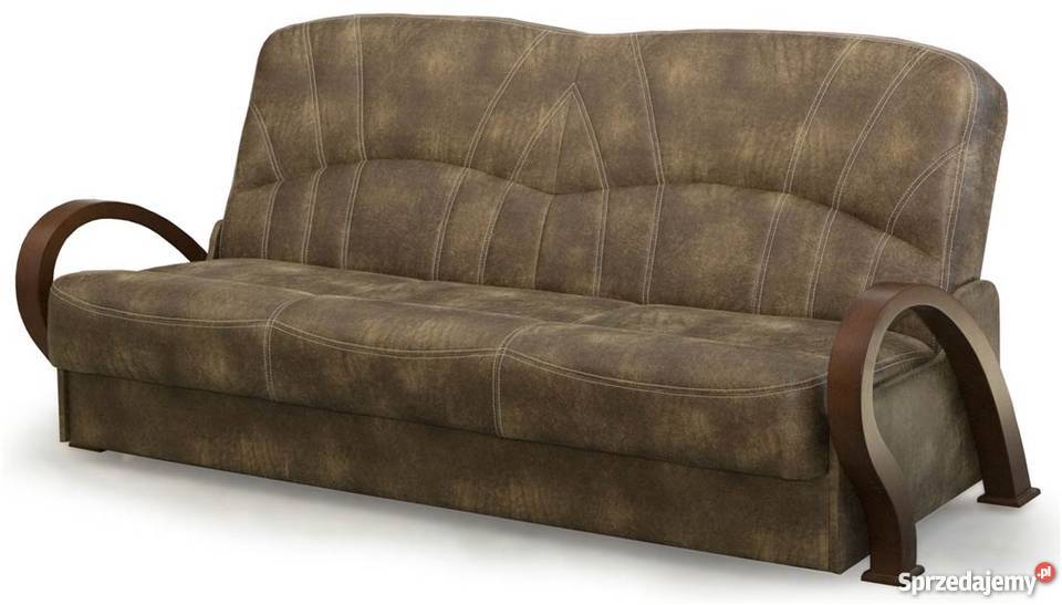 Avilla Gawin sofa i fotele brązowy/beżowy Komplety wypoczynkowe Nowy Tomyśl