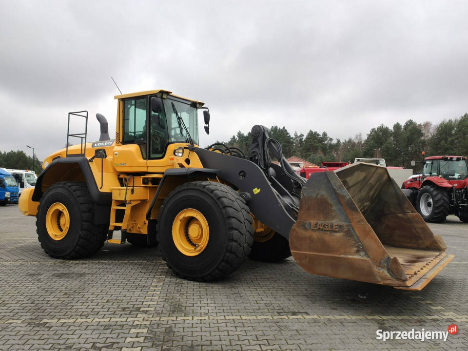 duża kołowa Volvo L 220G Waga Drukarka Zadbana Widełki