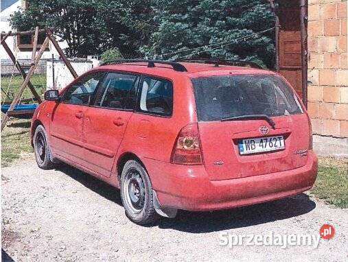 Toyota Corolla sprzedaż syndyka 312191km mazowieckie Żeleźniki