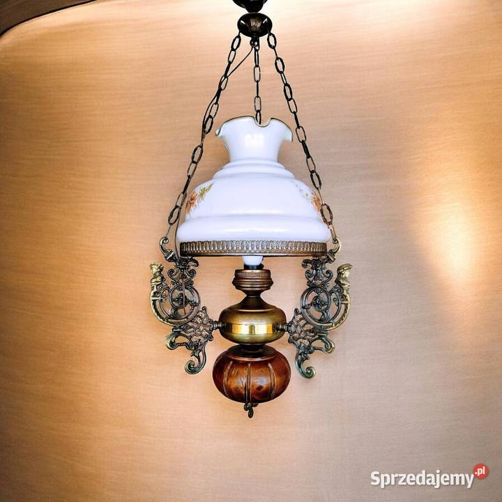 Wyjątkowa lampa sufitowa wisząca w stylu Antyki, Sztuka, Kolekcje Lubin sprzedam