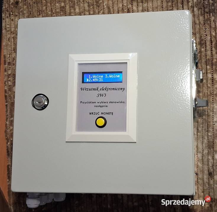 Czasowy automat wrzutowy wrzutnik do monet do Ostrów Mazowiecka