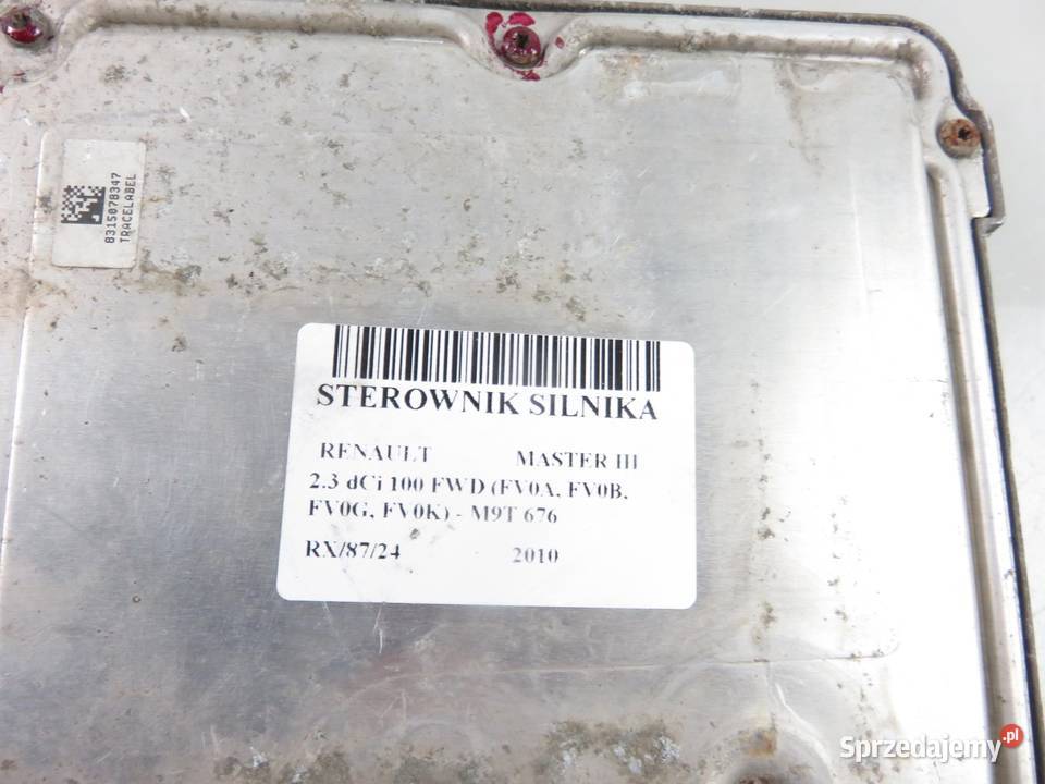 STEROWNIK RENAULT MASTER III 23 dCi 237100637R