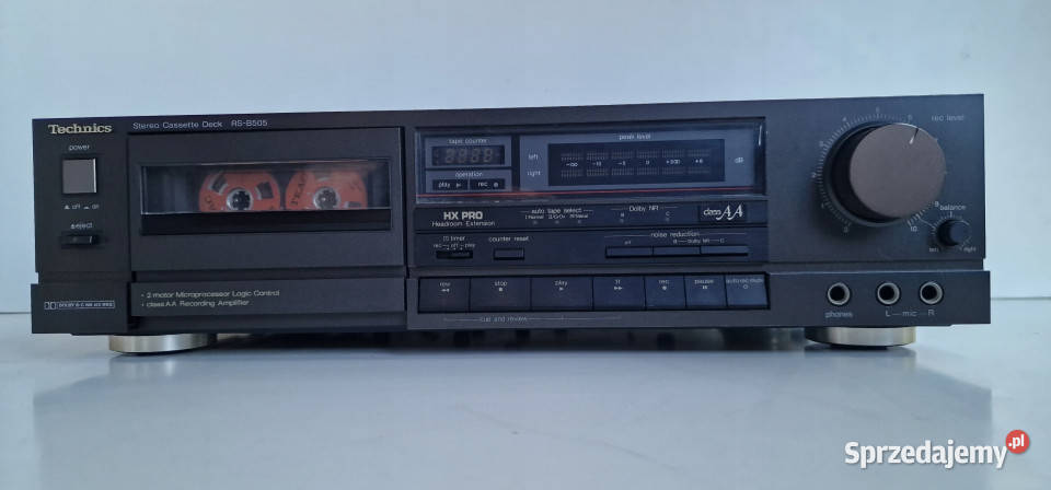 Magnetofon Technics RSB505 Casette deck 505 Międzychód