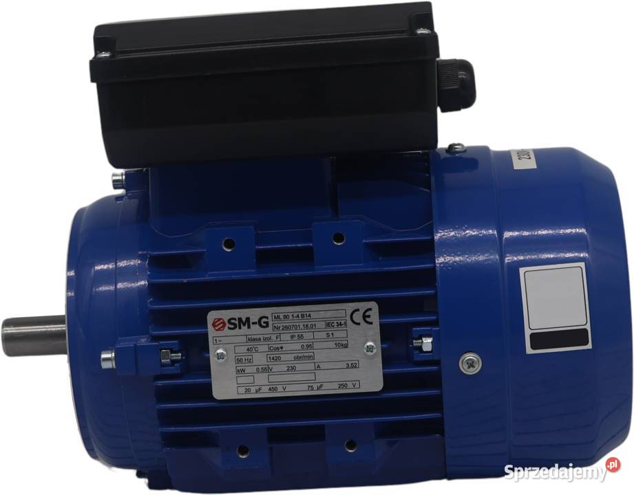 SILNIK Elektryczny 055kW 230V 1420obr 1Fazowy Solec Kujawski sprzedam