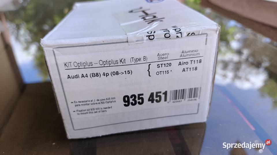 Cruz Optiplus 935 451 Audi A4 mocowanie Motoryzacja sprzedam