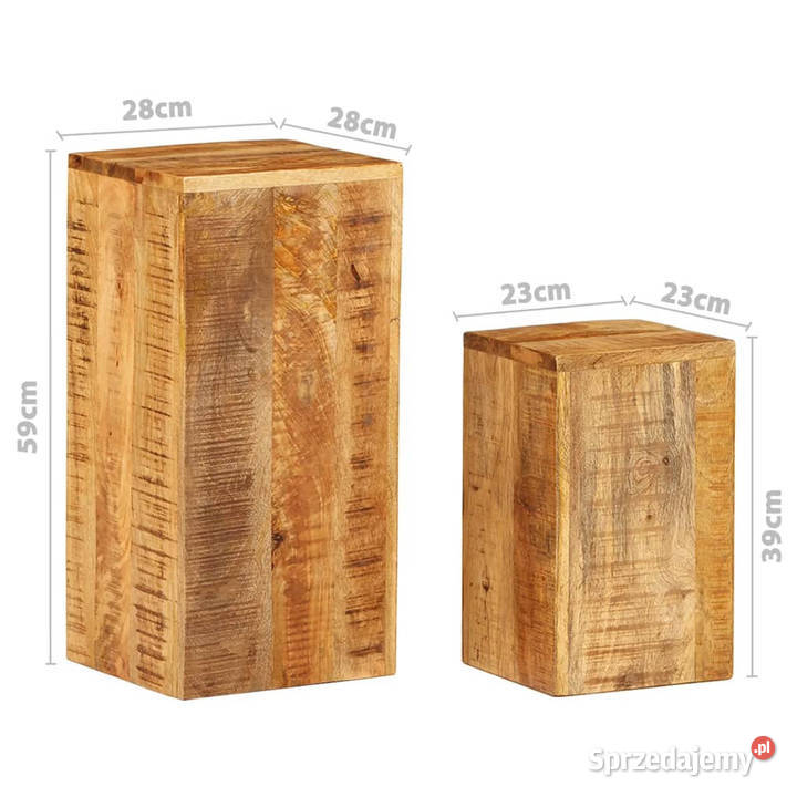 Stojaki na rośliny 2 lite drewno mango WM320804 Warszawa sprzedam