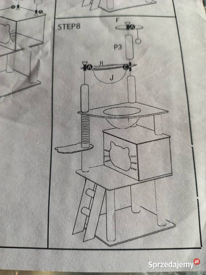 Kilkupoziomowy drapak kota śląskie Zawiercie