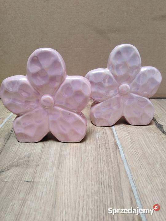 Ceramiczne dekoracyjne kwiaty Nowa Karczma