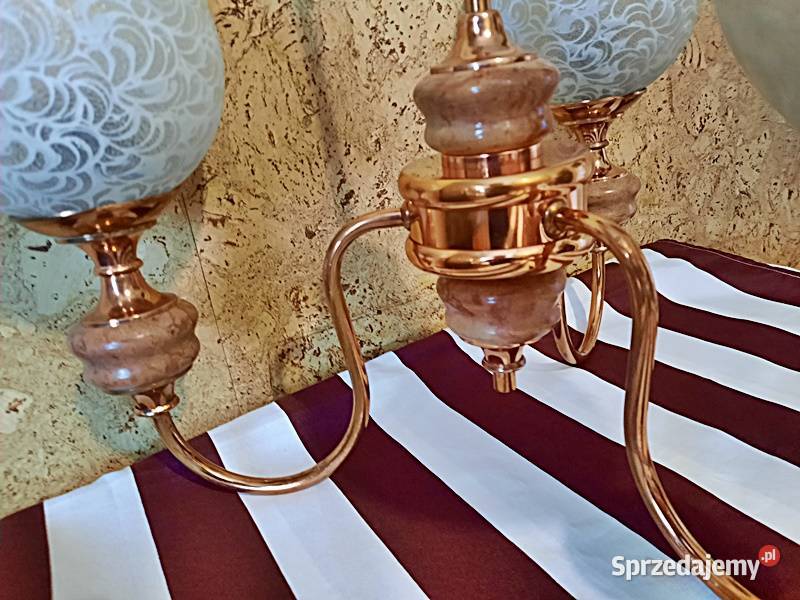 Żyrandol lampa sufitowa lata 30 40 te Ostrów Wielkopolski