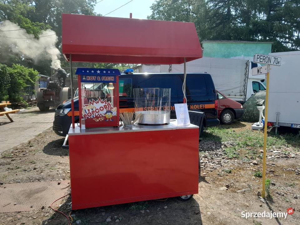 Wata cukrowa popcorn stoisko na Twoje wydarzenie wielkopolskie