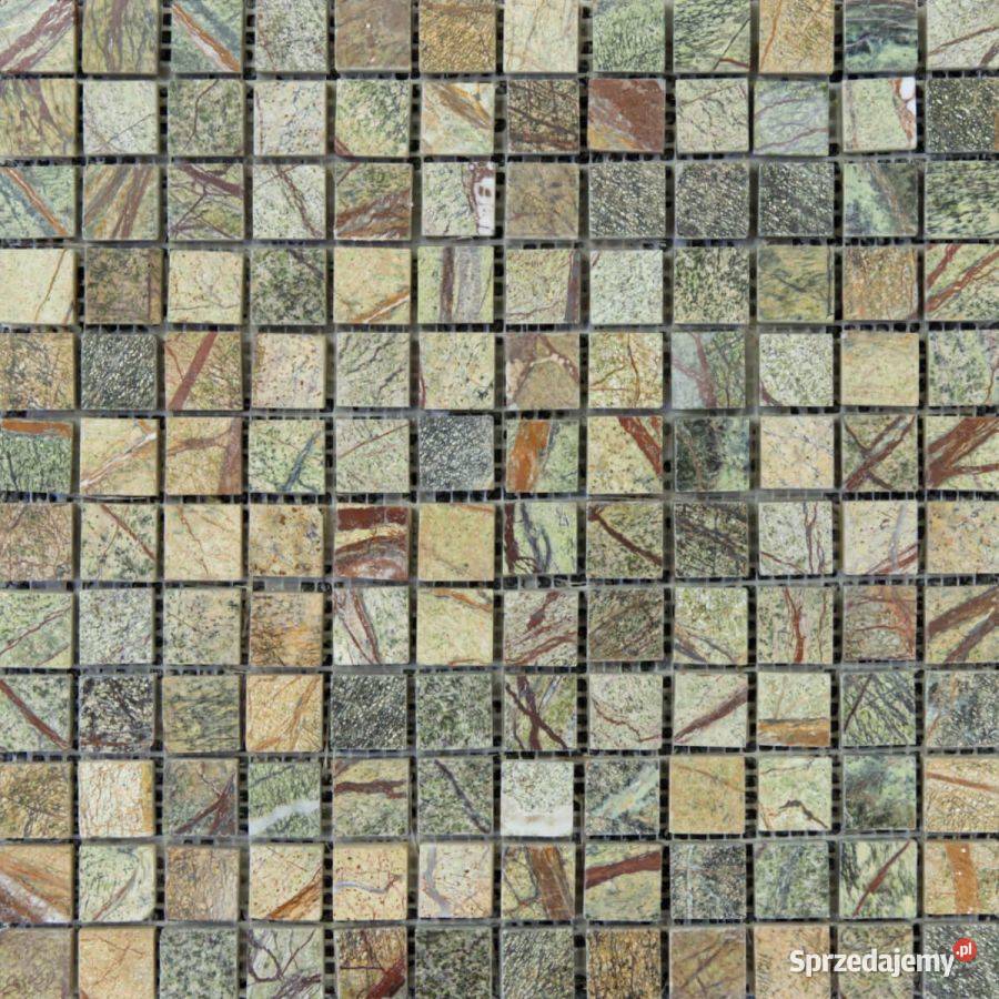 Mozaika marmurowa Rain Forest Green 30x30x1x25 Kraków