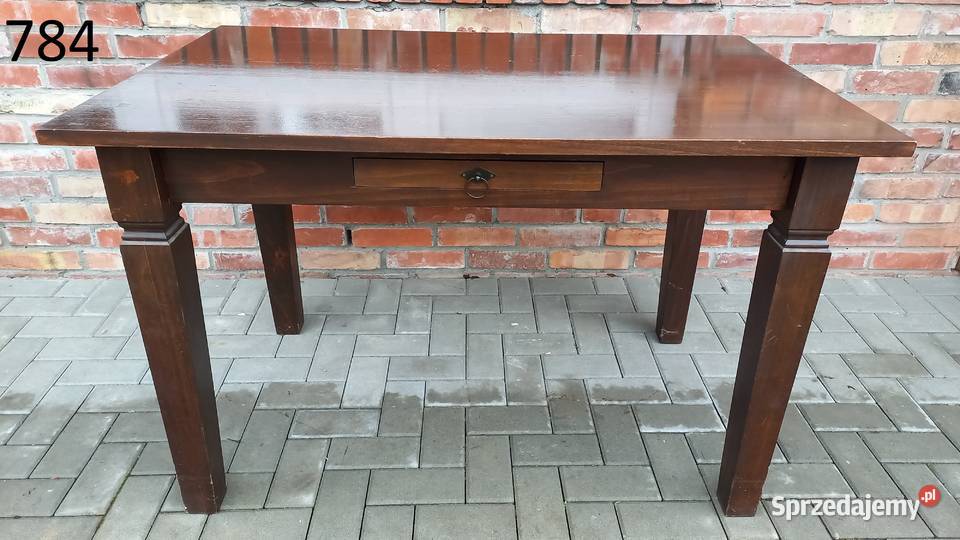 Stół sosnowy drewniany z szufladkami 784 Gawroniec