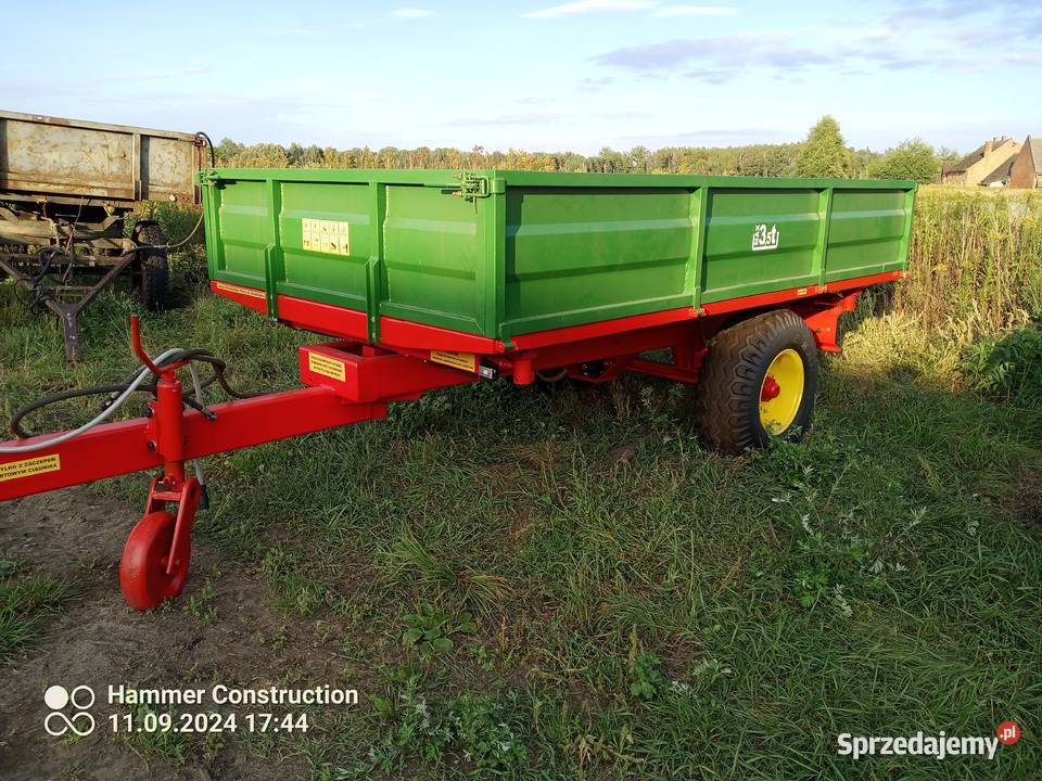 Przyczepa wywrotka na dwie strony sprzedam