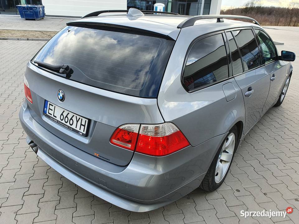 BMW E61 535D BiTurbo Panorama Rude Grzane Zarejestrowany w Polsce Samochody osobowe