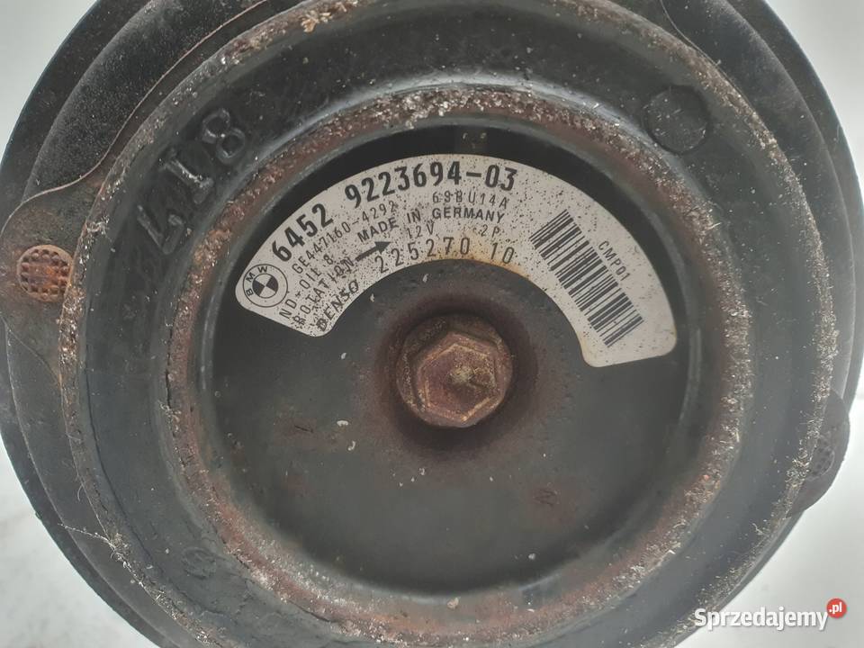 SPRĘŻARKA KLIMATYZACJI BMW E90 E91 20 D pompa Chełm