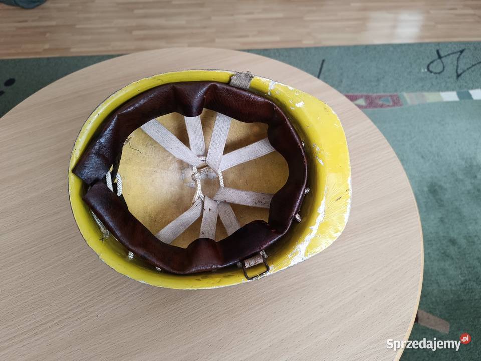 Kask budowlany hełm z epoki PRL Maliniak Rzeszów sprzedam