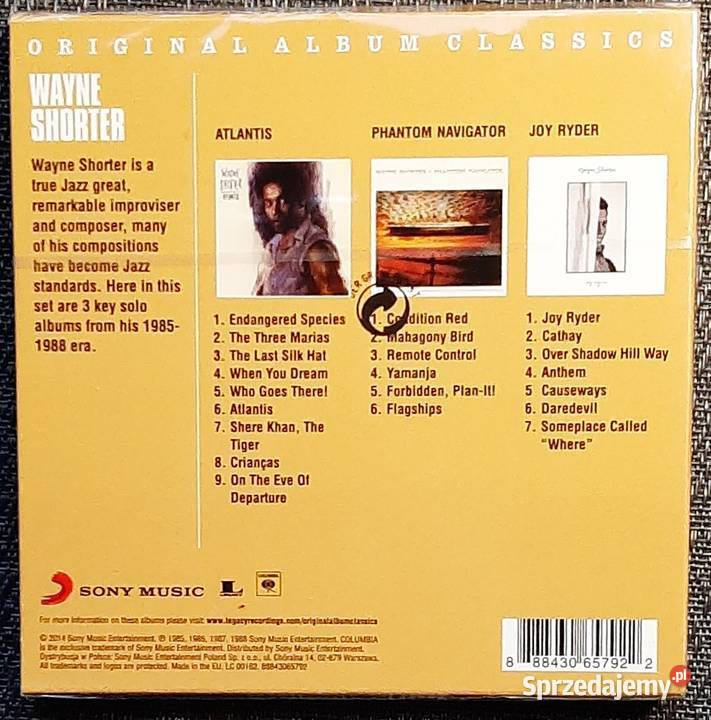 Rewelacyjny Zestaw 3 płytowy CD WAYNE SHORTER Płyty i kasety Katowice