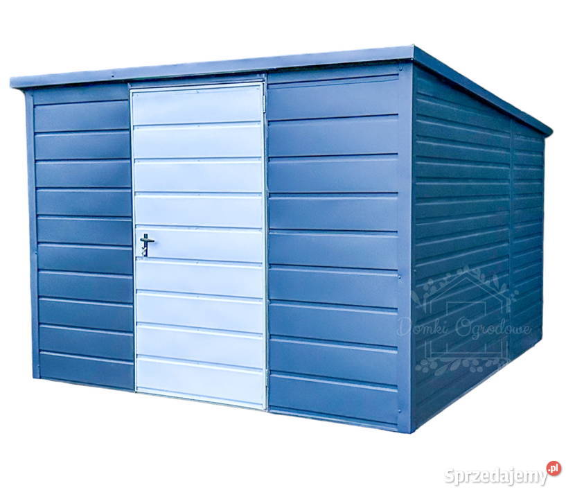 Schowek Domek Ogrodowy 3x3m Antracyt Biały ID570 Kalisz