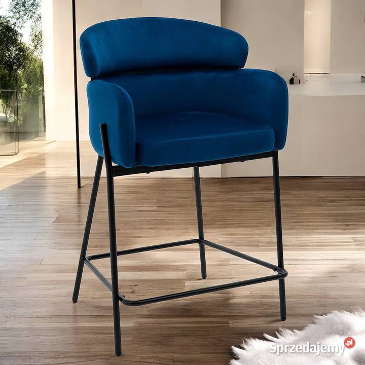 Hoker Tapicerowany Bolzano Granatowy Wysyłka 24H wielkopolskie Tarchały Małe sprzedam