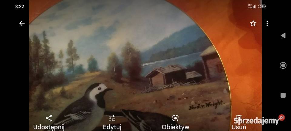 Talerz kolekcjonerski Bradex Ptaki porcelana Wrocław sprzedam