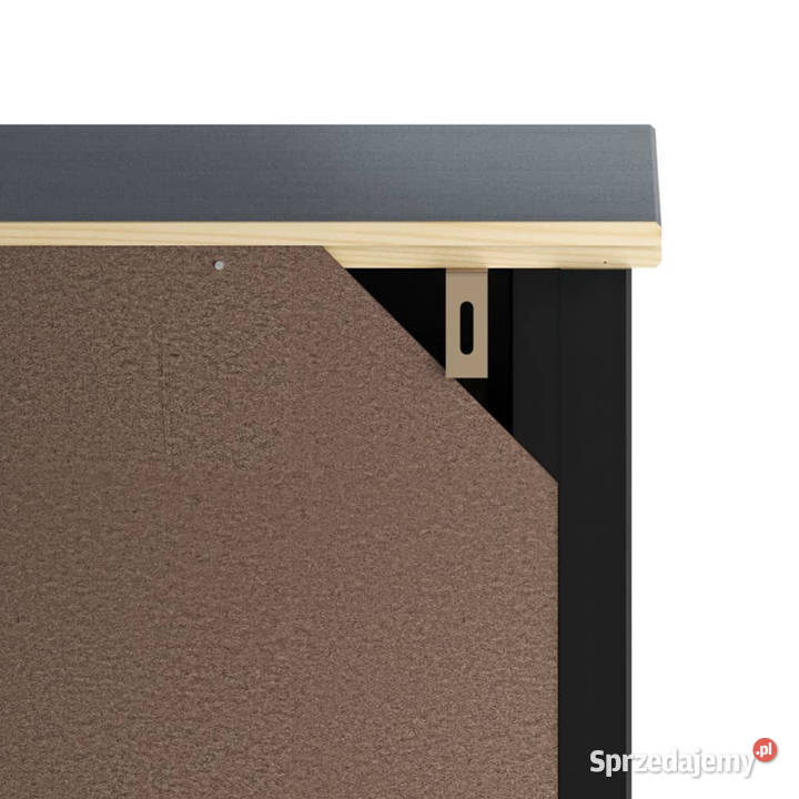 Szafka WC BERG czarna 60x27x1645 drewniana mazowieckie Warszawa sprzedam