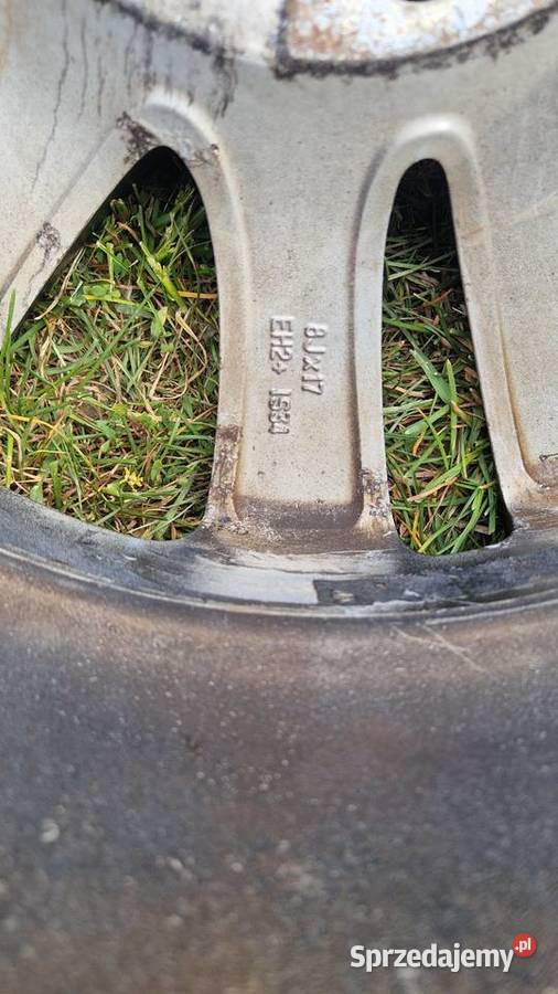 Felgi Aluminiowe Borbet 8jx17 Średnica 17" Łuków