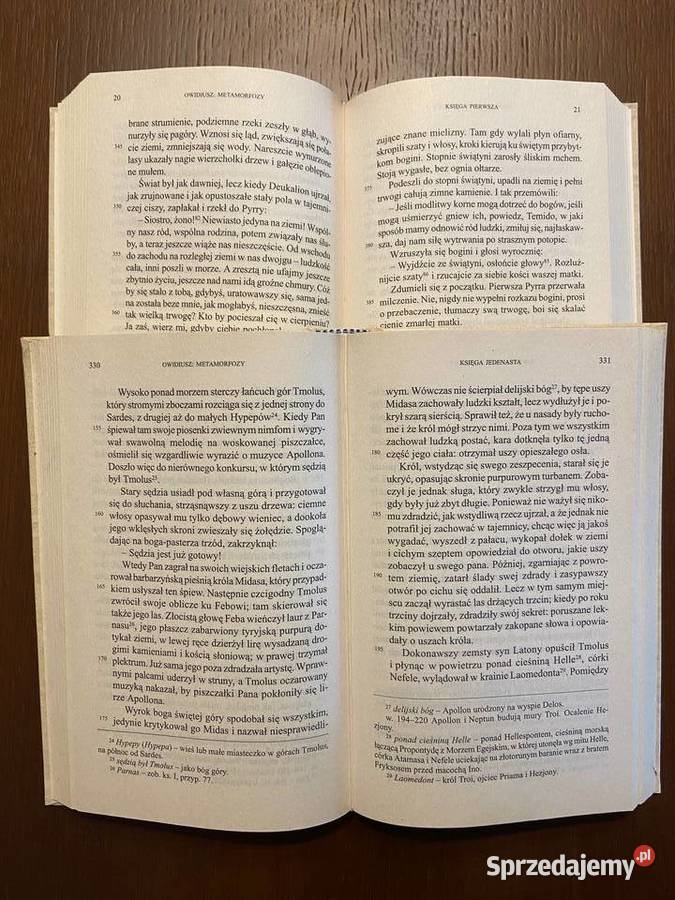 Owidiusz Metamorfozy Arcydzieła kultury twarda Katowice sprzedam