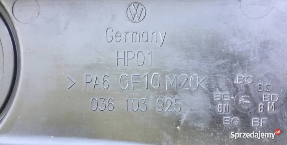 GÓRNA OSŁONA SILNIKA 14 16V SEAT LEON I TOLEDO Działoszyce